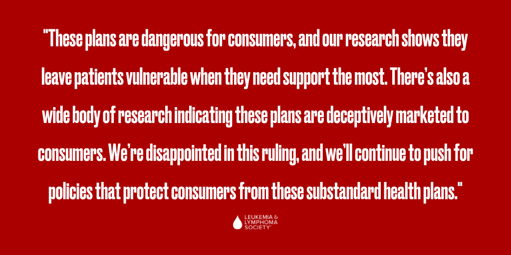 bcutd_advocacy's tweet photo. These plans are dangerous for consumers. We'll continue to push for policies that protect consumers from these substandard health plans. https://t.co/lfJsV9GQdQ