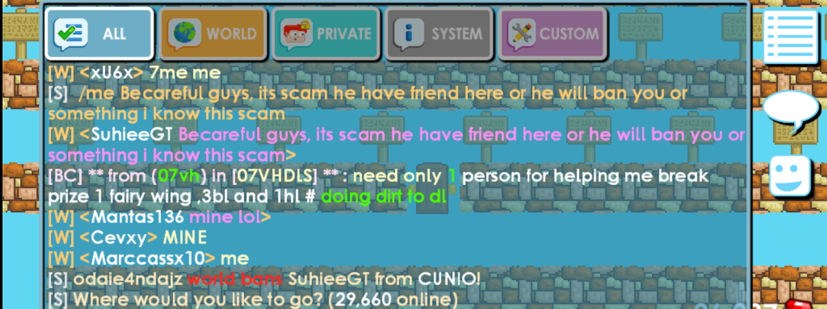 OtokWalay's tweet photo. @growtopiagame Mods please help. This guy scams and these are the evidence/proof... https://t.co/t7GM82GcEC
