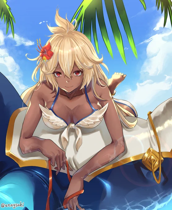 水着ゾーイ EXポーズも可愛い #グラブル 