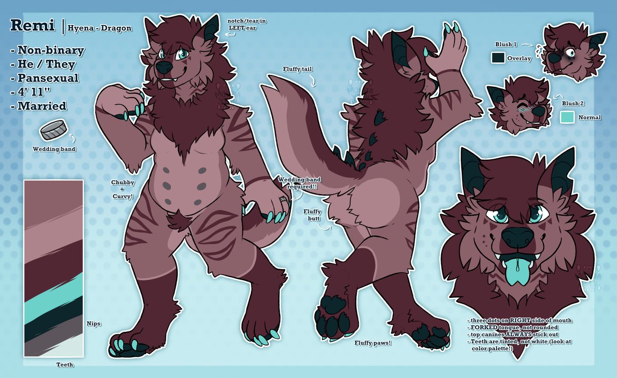 MonstaYeen's tweet photo. @moth_sprout Thank you for the chance!! Expression would be a big toothy smile, tongue hanging out and maybe a little wink! https://t.co/AsCi4AV6cJ