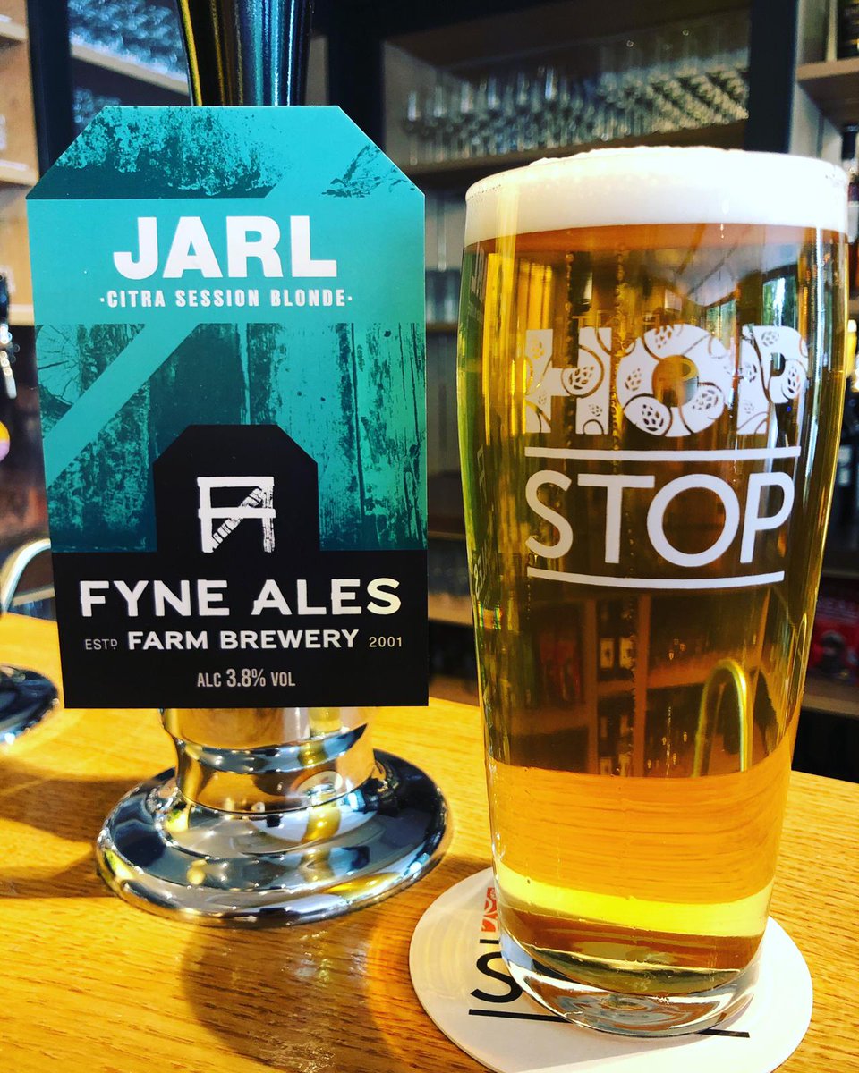 HopStopBeers's tweet photo. Fyne by name, fine by nature. One of our all time favourite cask beers currently pouring at our #Reigate bar. #fresh @FyneAles #hopstop #cask #beer Open now til 11pm and tomorrow 2pm to 11pm #cheers https://t.co/88zHy6347N
