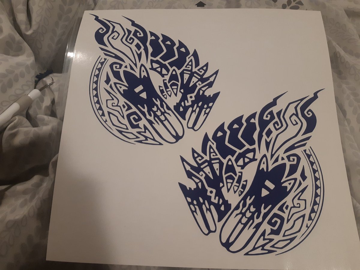 Biokat93's tweet photo. Some car decals made for a friend! Its of Brachydios from Monster Hunter :)

#monsterhunter #brachy #brachydios #decal #cameo3 #oracle651 https://t.co/Nmjn3T7zjh