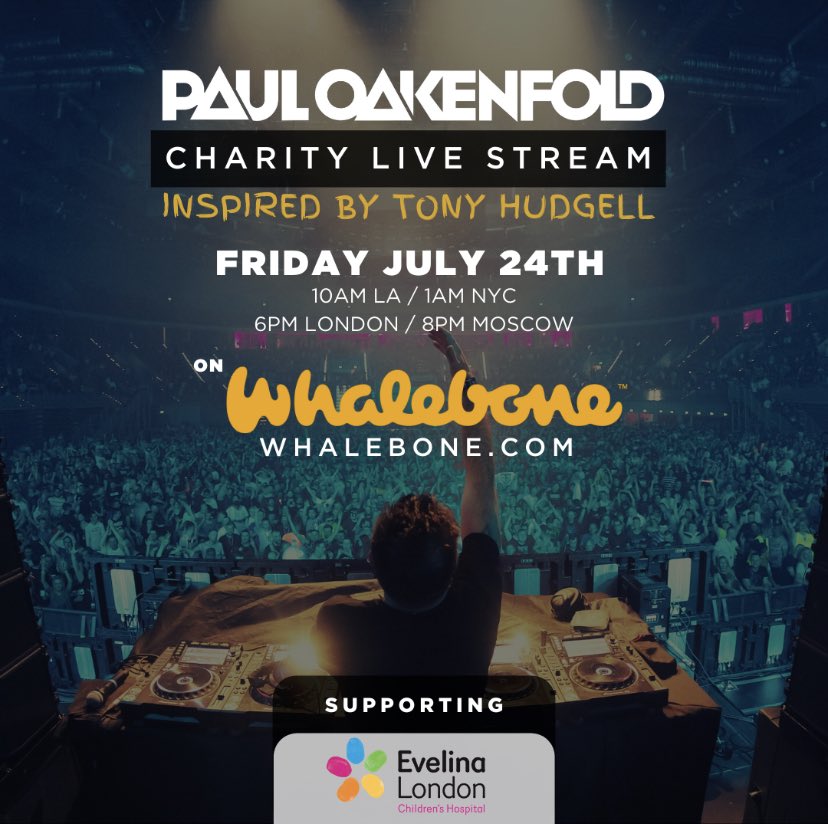 Join me live on @WhaleboneTV next week as we support the Evelina Children’s Hospital and continue to raise more money for the wonderful charity started by Tony Hudgell ❤️