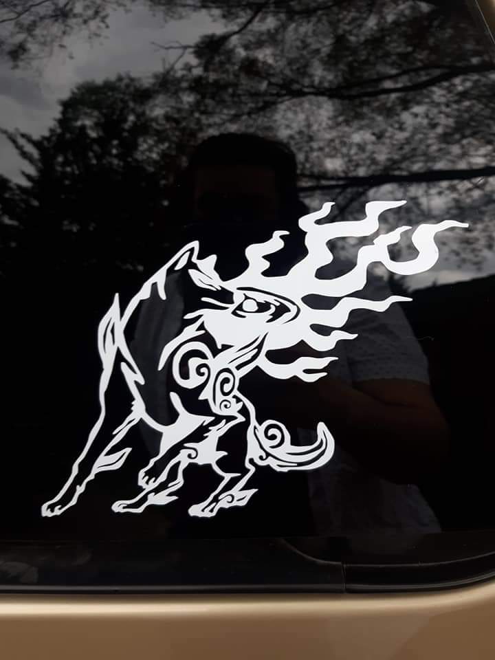 Biokat93's tweet photo. Some decals I made for my own vehicle for fun! Too many fandoms haha

#decal #oracle651 #cameo3 #homestuck #skyrim #okami #naruto https://t.co/B4hQscg0OX