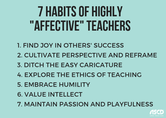 Which of these 7 habits of highly "affective" teachers will you commit to practicing this school year? <a href="/rickwormeli2/">Rick Wormeli</a>

➡️ bit.ly/2pu8K2A #satchat #edchat