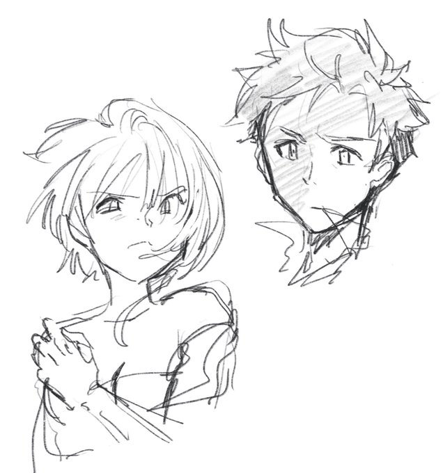 Interrupting your FF7 daily schedule with Maddy and Ed doodle ~ 
