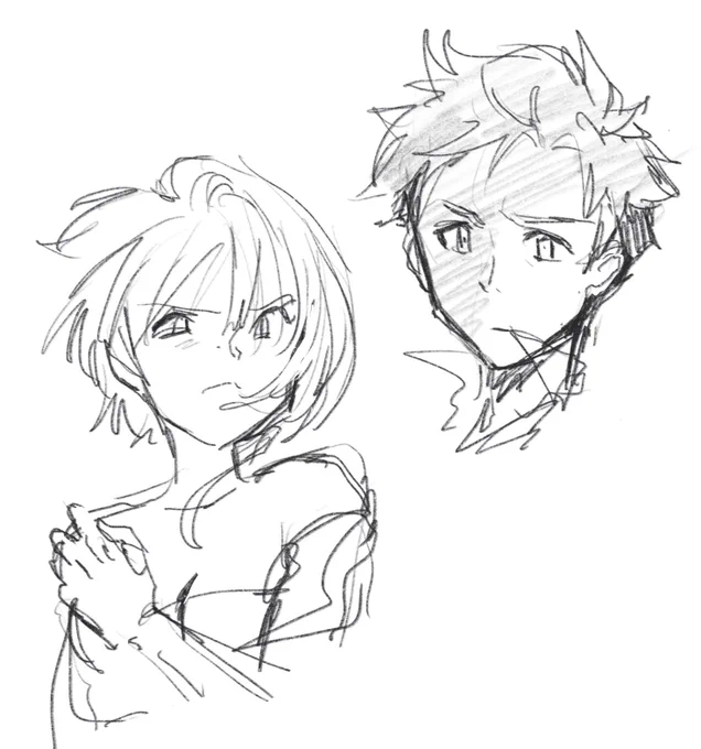 Interrupting your FF7 daily schedule with Maddy and Ed doodle ~ 