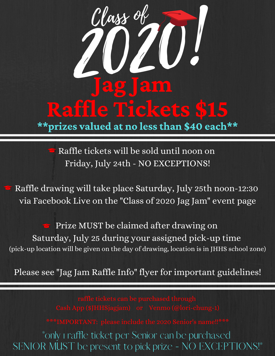 2020_jag's tweet photo. REMINDER!: 
Want a chance to win a Chick-Fil-A gift card? 🐔🙌🏼

FOLLOW 👉 @2020_jag &amp; RT this post to be entered into drawing

Drawing will be next Thursday 7/23, so start retweeting now! 🎓🎉 
(Open to all JHHS Class of 2020 Seniors) https://t.co/i18c0OxMf0