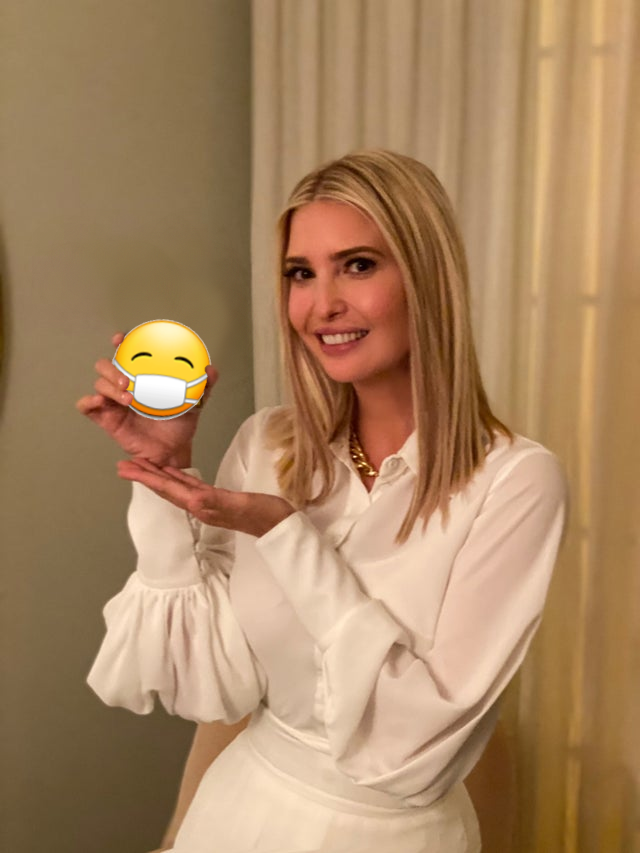 IvankaHolds's tweet photo. Her favorite emoji #WorldEmojiDay #WorldEmojiDay2020 https://t.co/oXDaYCoLjN