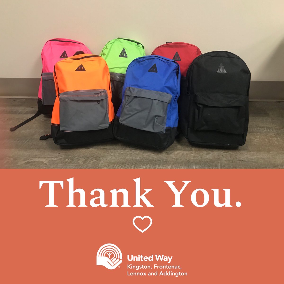 #FeelGoodFriday shout out to @Bell for donating backpacks & $500 through their Backpacks for Kids program to @unitedwaykfla! Funds will purchase supplies & both will be distributed to local children in need through the school boards & @IsthmusCA in #YGK Thanks for the #locallove