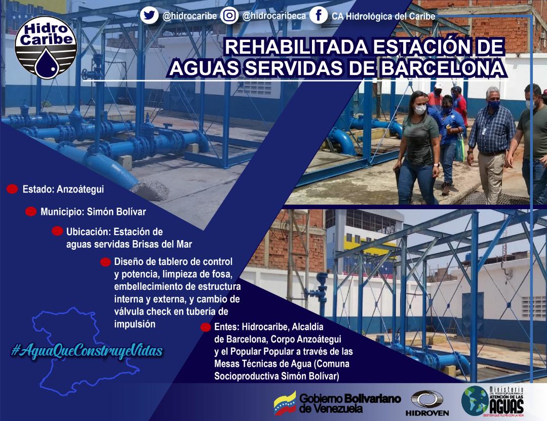 hidrocaribe's tweet photo. #17Jul 💪#OtroLogro
💦 Rehabilitada estación de aguas servidas Brisas del Mar de #Barcelona en Anzoátegui. Gracias a los esfuerzos del Gobierno Bolivariano liderado por el Presidente @NicolasMaduro
@psuvaristobulo
@kahomsi
@AlcaldiaBna
@luisjmarcano
#AguaQueConstruyeVidas https://t.co/VNSrTfA0fU