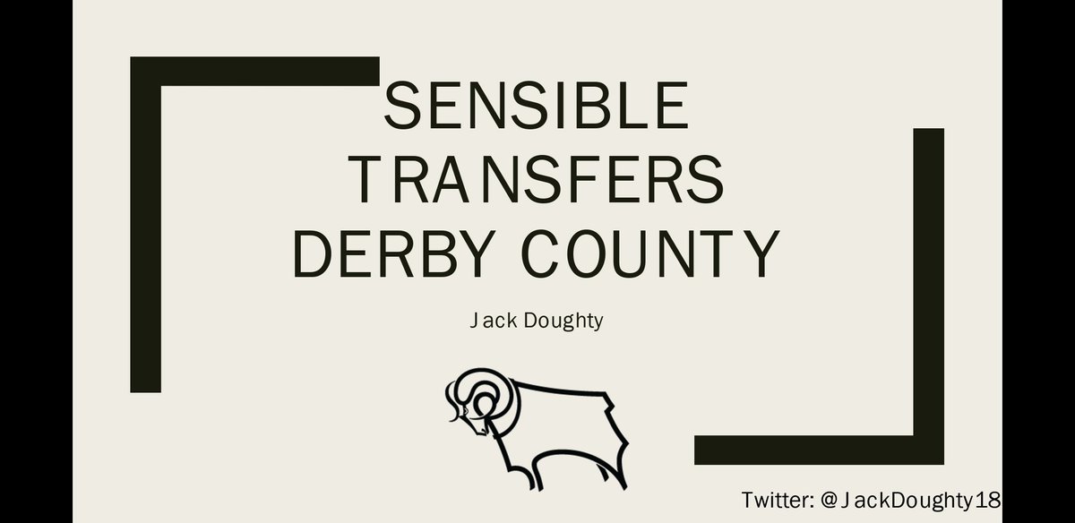 The Derby Project: The Rebuild. This thread has been put together using Data Analysis to identify potential transfer targets for Derby over the summer. Using  @WhoScored and  @SofaScoreINT data. If you enjoyed please leave a RT and suggestions of players! LongThread  #dcfcfans  #dcfc