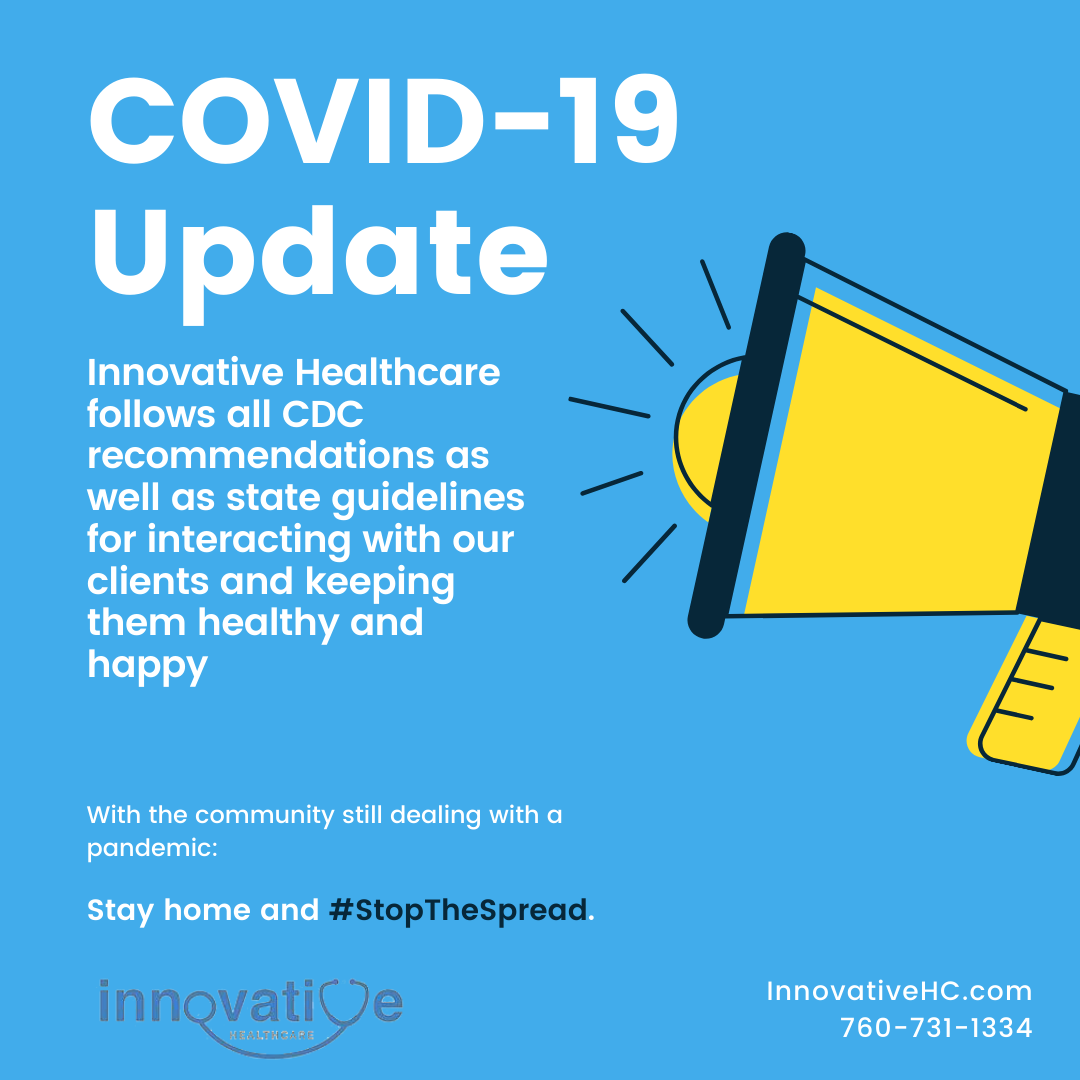 hc_innovative's tweet photo. Innovative Healthcare is providing care for our vulnerable seniors and children during this outbreak
Contact us https://t.co/tBWtWULuQR  
#InnovativeHealthcareConsultants #Fallbrook #HomeHealthCareService #OrangeCounty #BeverlyHills #SanDiegoCounties #GeriatricCare https://t.co/W404hsdDuR