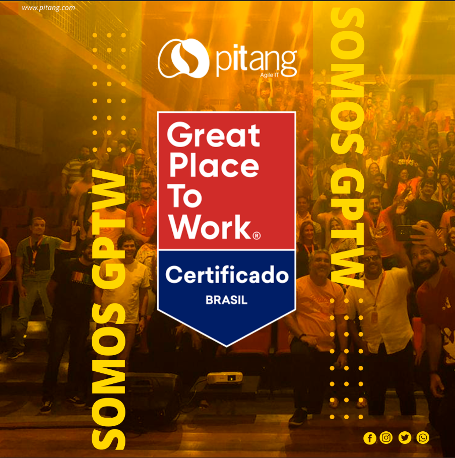 pitang's tweet photo. Somos, mais uma vez, uma empresa certificada pelo
Great Place to Work!
Estamos profundamente agradecidos a todos os colaboradores, parceiros, sócios e clientes que contribuem diariamente para a evolução da Pitang!
#VempraPitang #PitangTransforma #GreatPlacetoWork #GPTW https://t.co/vpW0FGlLmz
