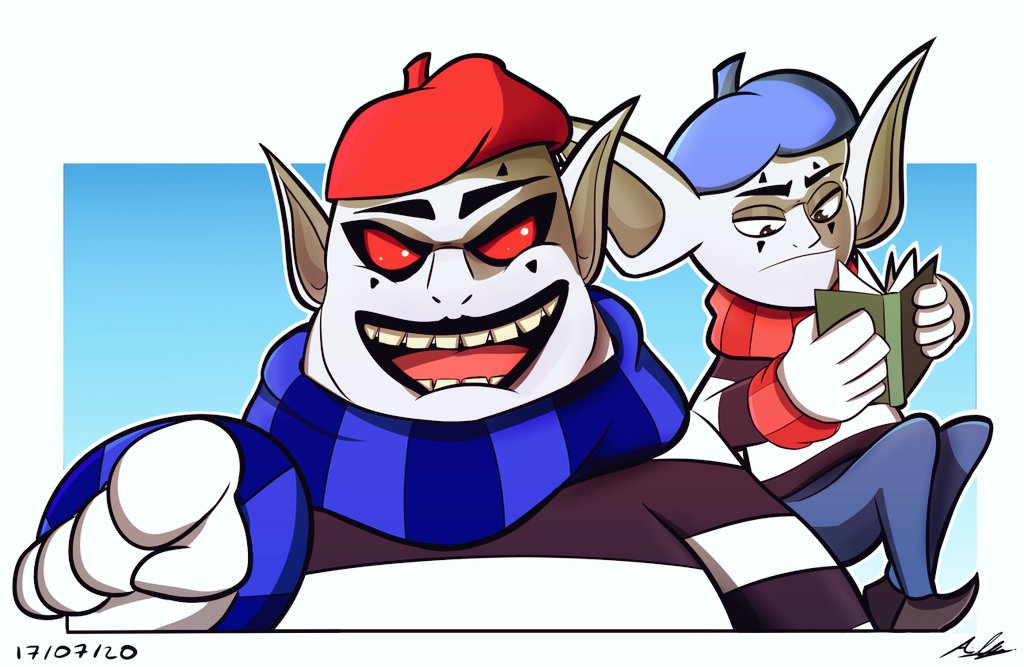 AdamClowery's tweet photo. ✍Decided to draw Big and Small. Which Norm is your favourite? #Artwork #Drawing #Doodle #FanArt #ctrnf #crashteamracingnitrofueled #CrashBandicoot #SmallNorm #BigNorm #procreate https://t.co/eq9qNN3vdo