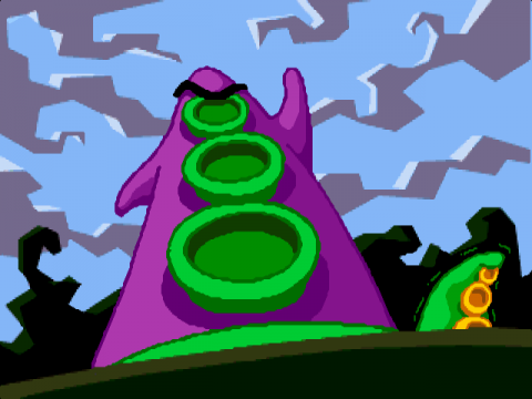 PeteCoomber's tweet photo. @AH_Michael For me, the scariest and most evil of the video game bad guys... Purple Tentacle. https://t.co/VvLMv76IYX