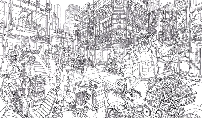 Gangs of Night City

Lineart 