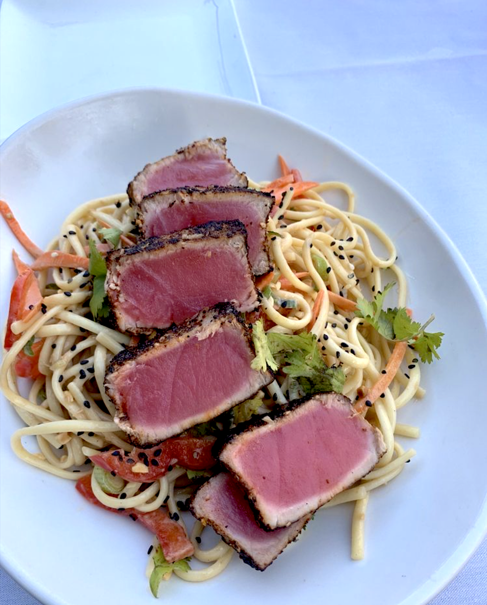 Wow... Is this tuna perfectly cooked or what?! 😆
Seems like it's going to be a rainy night. We offer Free Local Delivery. 

📞Give us a call! 941.321.4001 or order online at duvalsfls.com