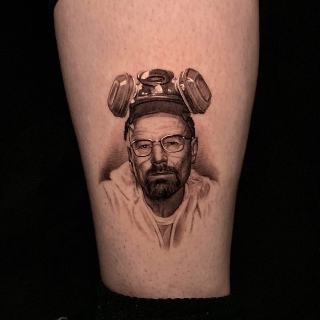 Exclusive Bryan Cranston Shows Off Breaking Bad Tattoo  E Online