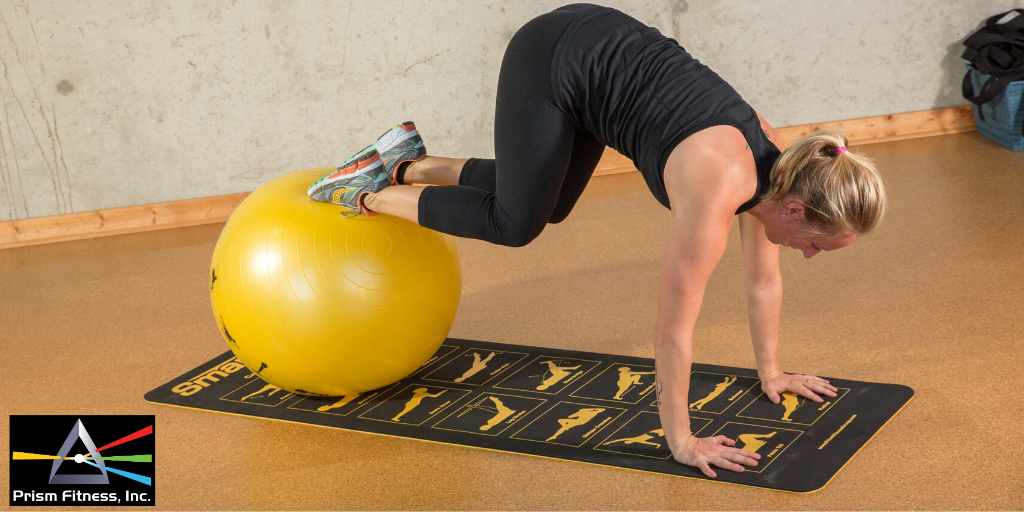 prismfitnessinc's tweet photo. The Smart Stability Ball Knee Tuck is a great at Home Exercise for a full body burn! Looking for more home workouts to try? Our Smart Self-Guided Fitness has your next workout embedded on the equipment! #SmartStabilityBall #StabilityBallWorkout
https://t.co/S43svhG99M https://t.co/i8mzbAdAjN