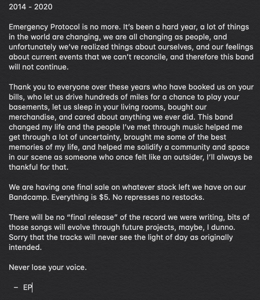 EmergenProtocol's tweet image. Miss you. (Forever)