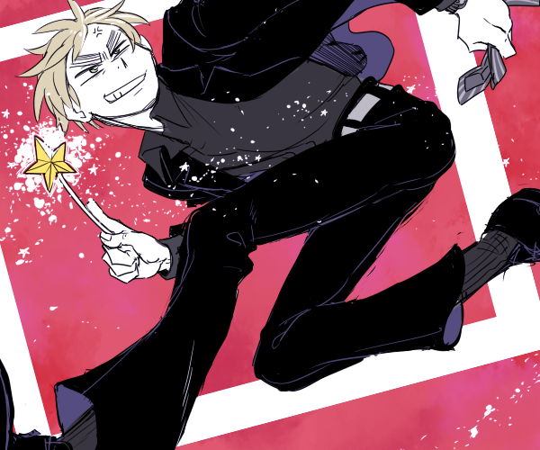 「やってくれたなこの野郎! 」|ちのくらのイラスト