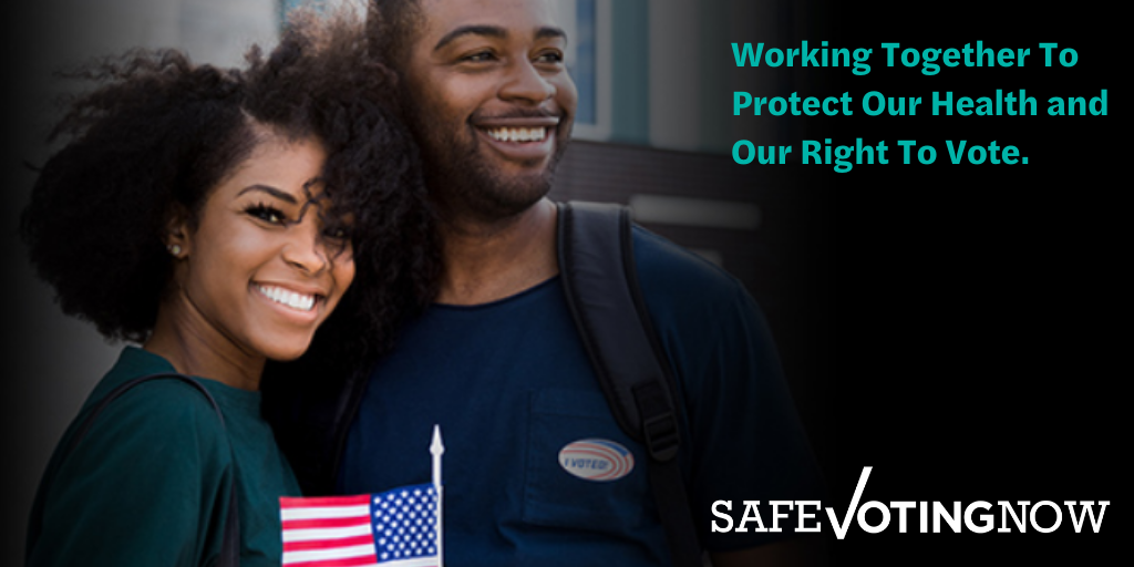 MoveOn's tweet photo. Protect the #vote! #SafeVotingNow works with #StateGovernments and partners to ensure our elections are fair and safe during this #pandemic. https://t.co/Ht1gB5tGnl https://t.co/MfLwar1p78
