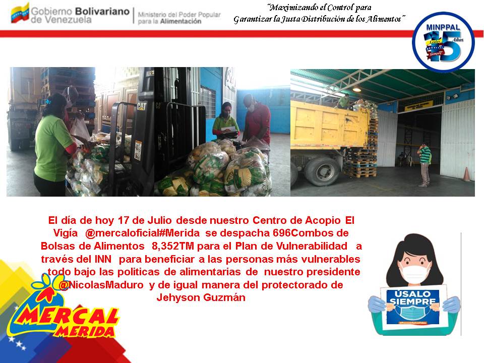 MERIDAPROESP's tweet photo. #PsuvMerida Los trabajadores de Mercal Mérida suguimos trabajando por nuestro pueblo durante la contingencia que atravesamos en tiempos de pandemia, #GraciasPuebloHeroico @NicolasMaduro @JEHYSONGUZMAN @taniapsuv @MercalOficial @PartidoPSUV https://t.co/BlNNCFa0N1