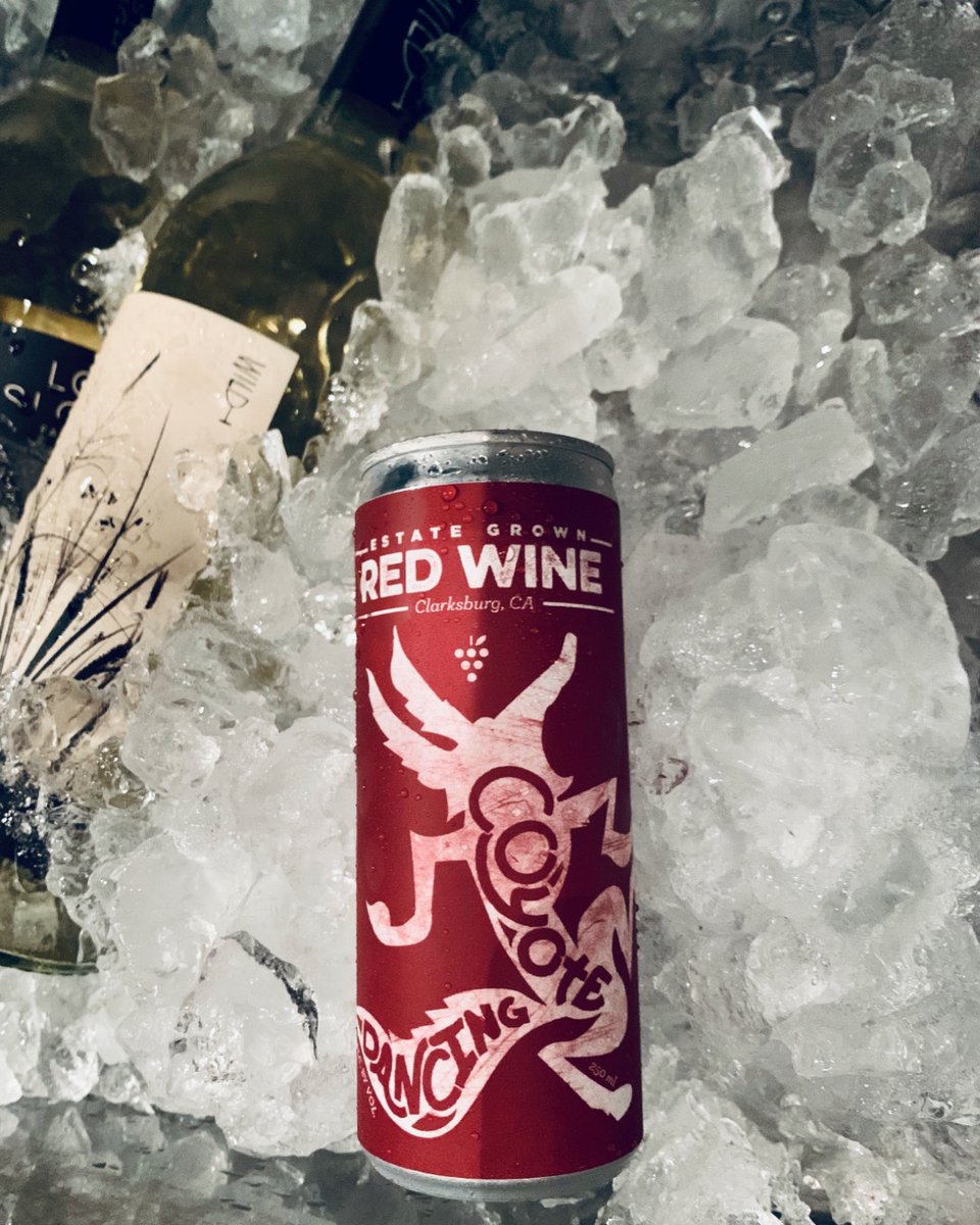 Red cans on ice…the perfect summer refresher for all you red wine lovers! 

#outdoorwinetasting #winetasting #redwine #redwinelover #wineinacan #cannedwine #lodiwine #summerfun ##staysafe #staypostive #lostsloughwines #dancingcoyotewines