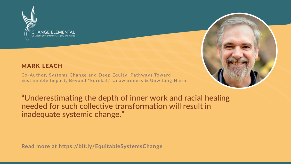 cocreatingpower's tweet photo. Join us in co-creating love, healing, and equitable systems transformation. New monograph offers powerful and necessary ideas about how to center deep equity in systems change efforts →  https://t.co/fGXF2FPspN 

#EquitableSystemsChange #BeyondEureka https://t.co/isPRGP9zdD