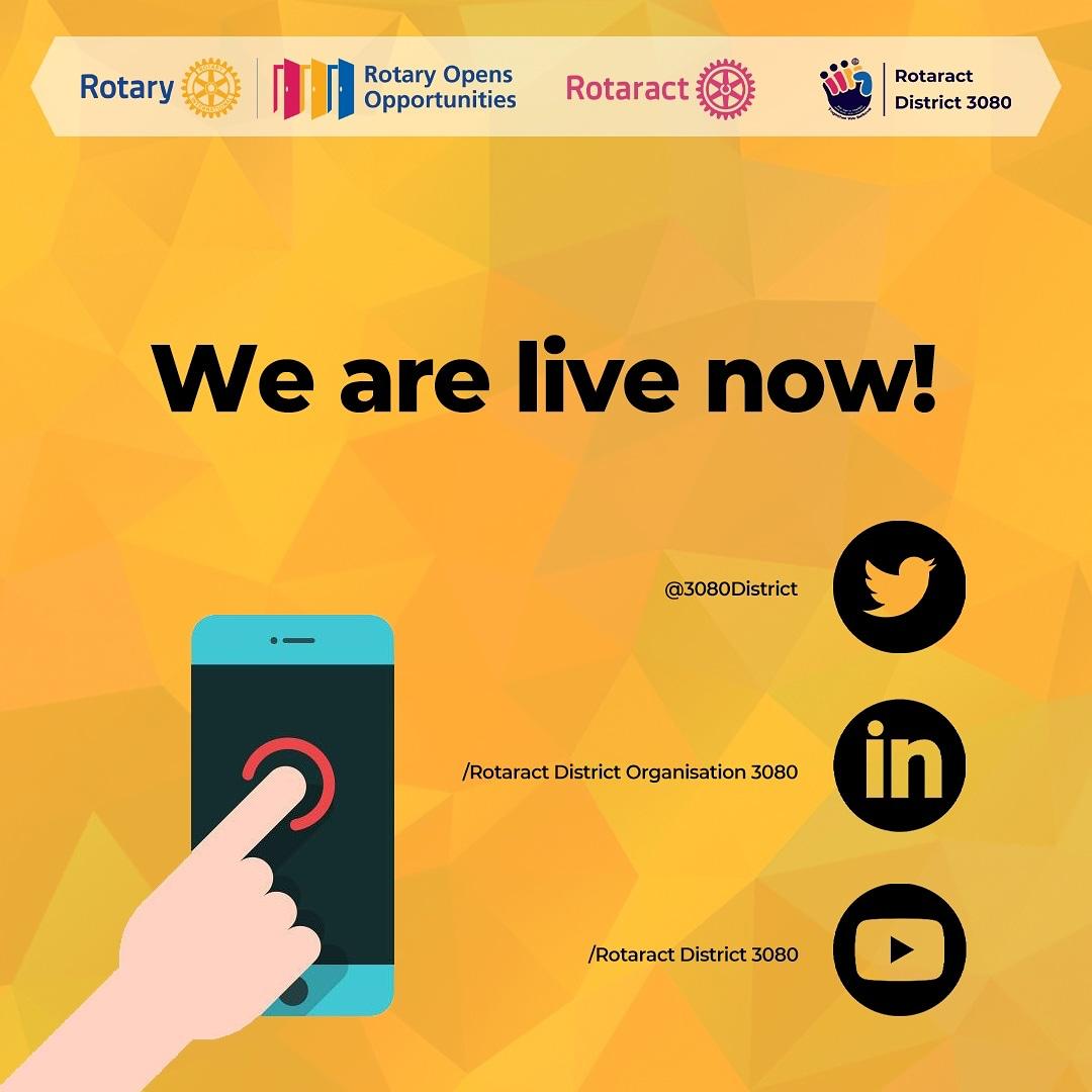 3080District's tweet photo. "Social media reduces the distance and breaks all barriers among people." Therefore, The Rotary International District 3080 is proud to announce all its social networking handles. Feel free to contact us anytime, in case of queries.
Regards, 
District 3080

#SocialMedia https://t.co/a5fNSSOhIc