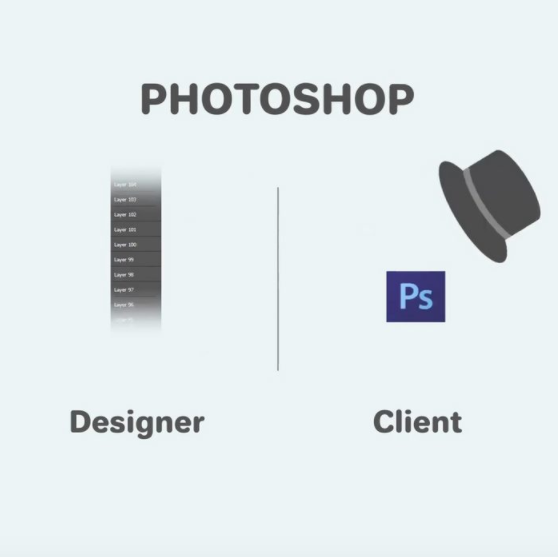Neopublicistas's tweet photo. Cómo ven las cosas los diseñadores vs los clientes. Por #Pixelo (Parte 2) https://t.co/NvaAvfyIHj