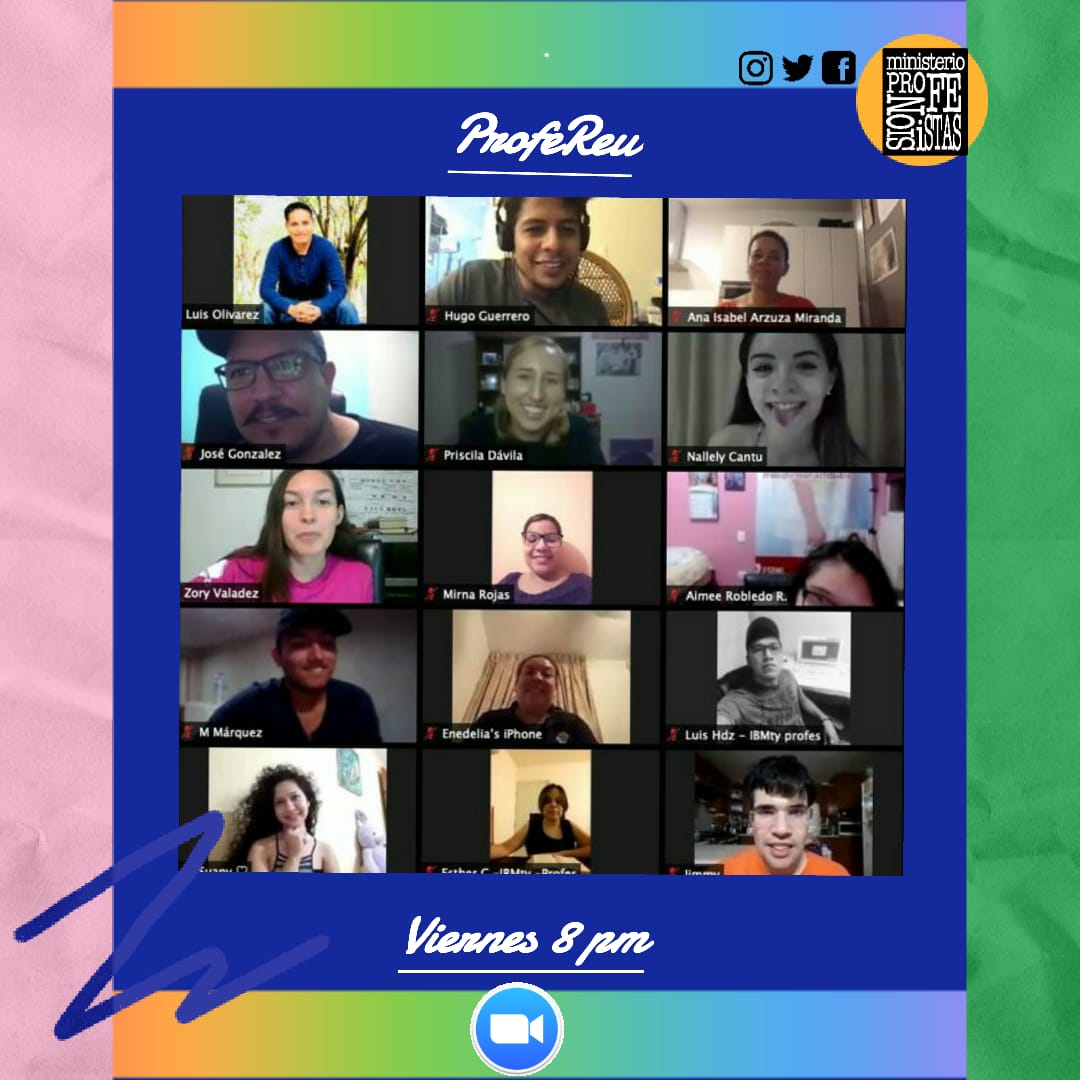 ProfesIBMty's tweet photo. #ProfeReu

Son tiempos de estar en casa, pero no alejados de grandes amigos.
Te esperamos en nuestra reunión virtual en punto de las 8:00pm.

#Profesionistas #Monterrey #Amigos https://t.co/kcQzxdKNoi