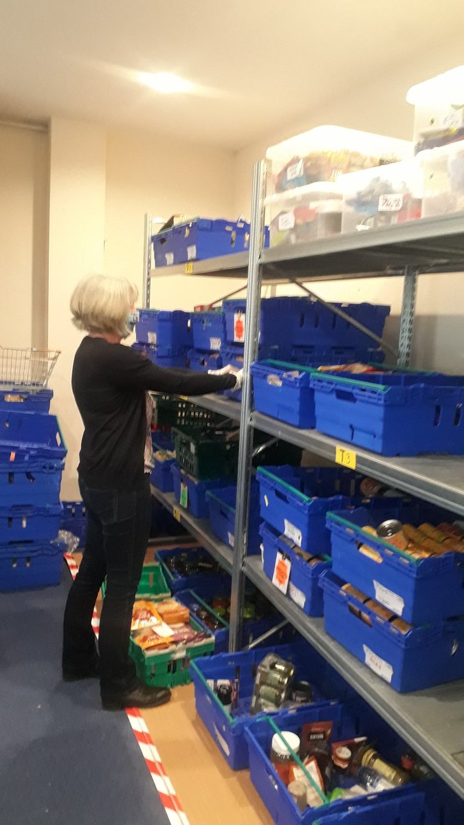 Great insight into how the Rugby Food Bank runs, it is a very well oiled operation with sorting food into dates #rugbyfoodbank