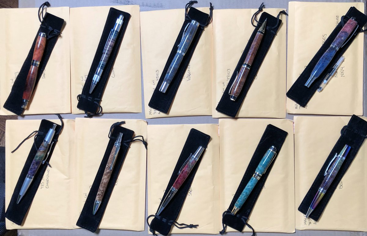 cmdrtaco's tweet photo. If you followed my very clear instructions, I just mailed you a pen, and I also thank you for donating to a worthy charity. Many of you chose @EFF which I love... it’s gonna take awhile to refill the charity drawer, but stay tuned. https://t.co/Ri346RuWLg