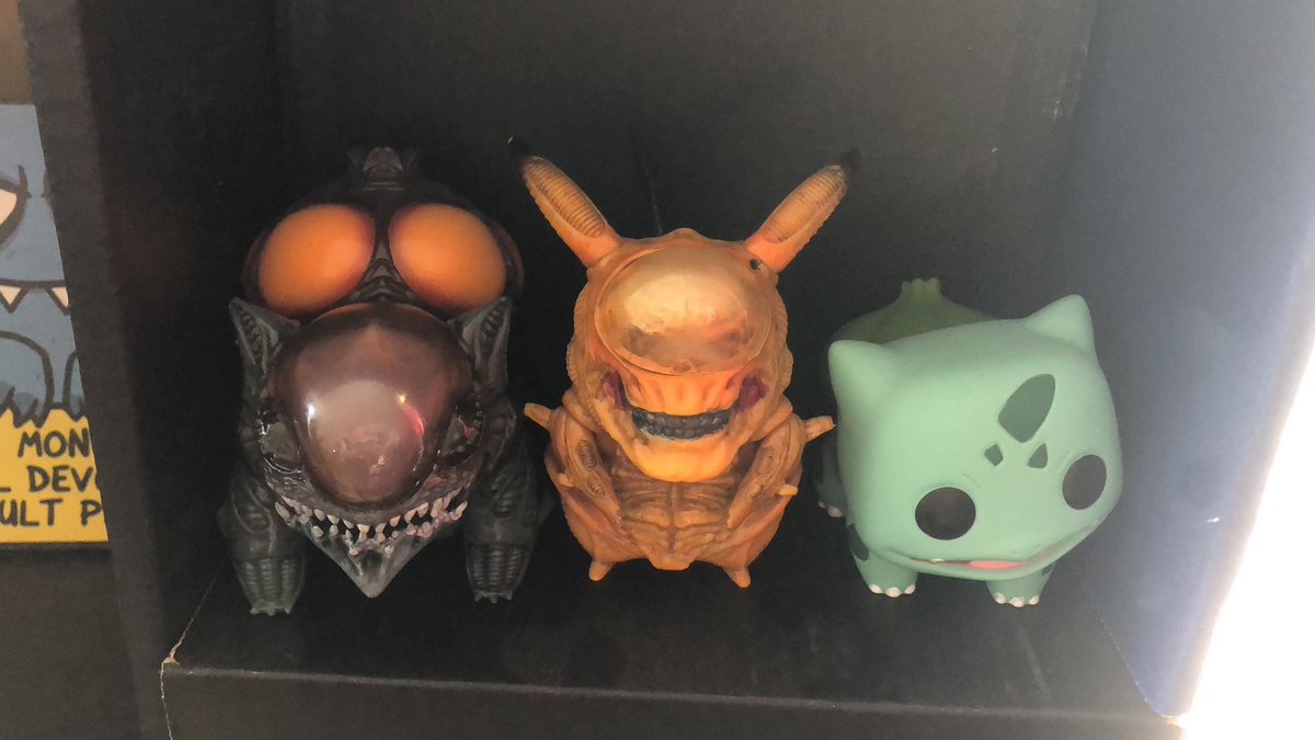 jackillynn's tweet photo. Got my xenomons
Thanks to https://t.co/nedPE4X1oS

I love these lil guys. #horror #pokèmon #horrormon #horrorpokemon #xenomorph #xenomorphpokèmon https://t.co/bl9J3RLtEm