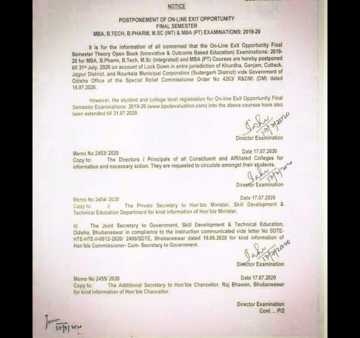 nsui's tweet photo. Yet another victory for @NSUI.
Odisha Govt. decided to postpone BPUT online final semester exams as a result of constant fight of @NSUIOdisha. Our fight continues till the exams are cancelled and students are promoted.
#PromoteStudentsSaveFuture
#NoExamsUGC https://t.co/MO4qbl0UXb