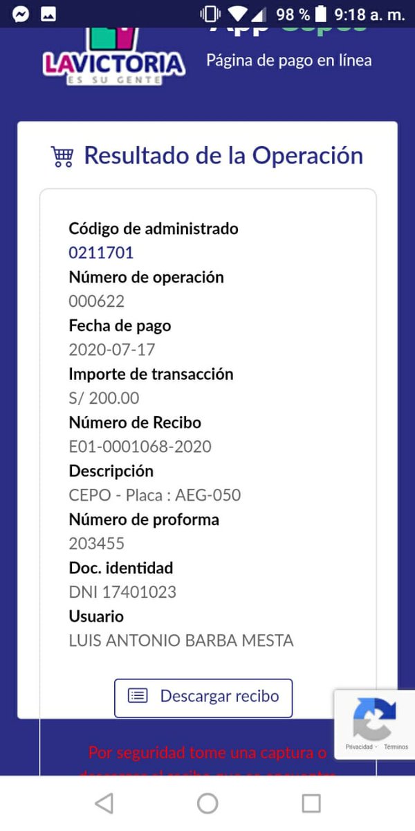 l_labm's tweet image. Ya está pagado señor alcalde   de la Victoria  para que me deje libre....