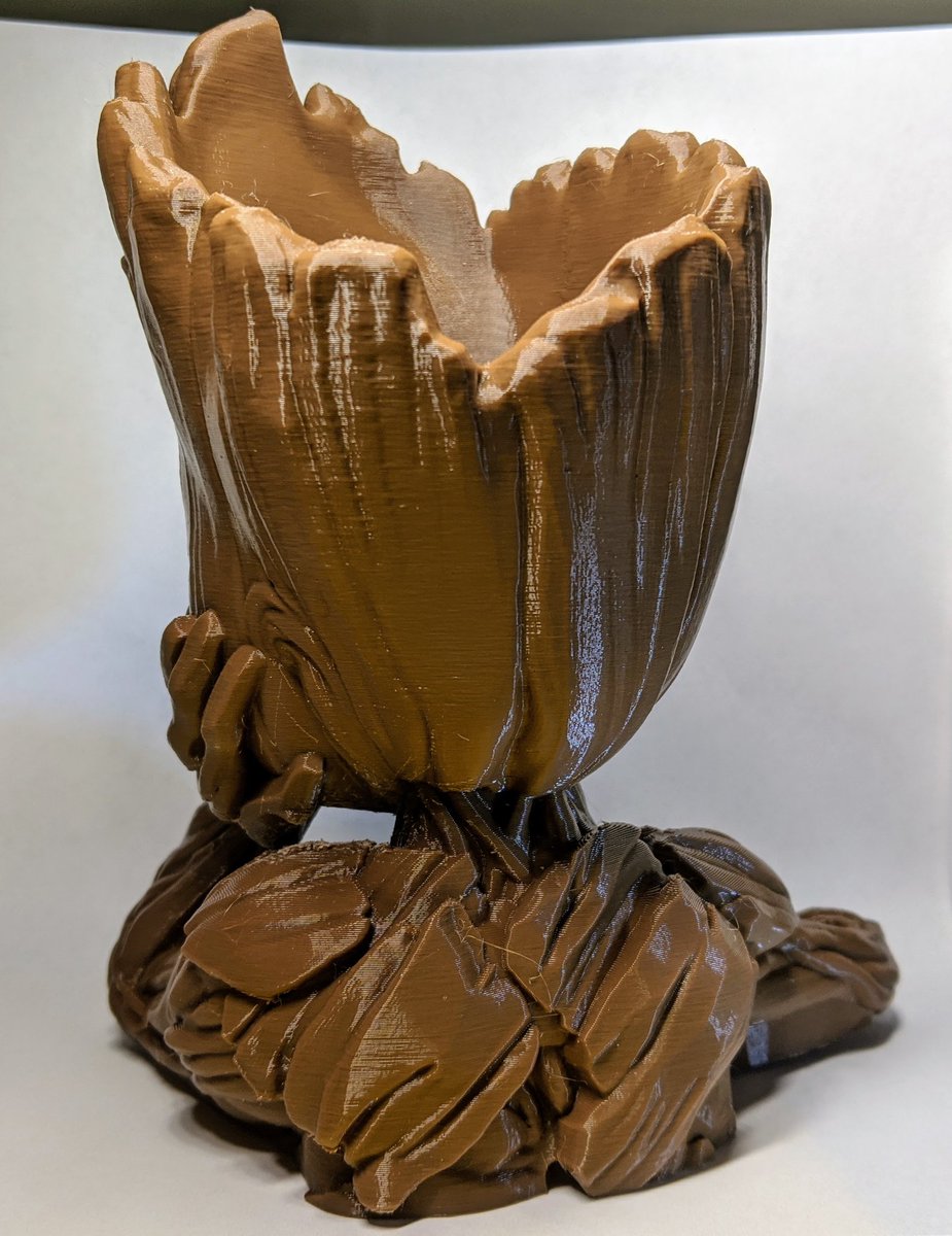 3D Creatables (@3dcreatables) on Twitter photo Dreaming about the weekend... Groot planter pot with drain hole.π±
Model: <a href="/thingiverse/">Thingiverse</a>
Material: <a href="/esun3dfilament/">eSUN 3D Printing</a> PLA+ Brown
βββββββββββββββ
#3dcreatables #3dc #3dprintinglife #3dprinting #3dprinted #3dmodel #3dmaker #iamgroot #groot #guadiansofthegalaxy #creatementality Dreaming about the weekend... Groot planter pot with drain hole.π±
Model: <a href="/thingiverse/">Thingiverse</a>
Material: <a href="/esun3dfilament/">eSUN 3D Printing</a> PLA+ Brown
βββββββββββββββ
#3dcreatables #3dc #3dprintinglife #3dprinting #3dprinted #3dmodel #3dmaker #iamgroot #groot #guadiansofthegalaxy #creatementality