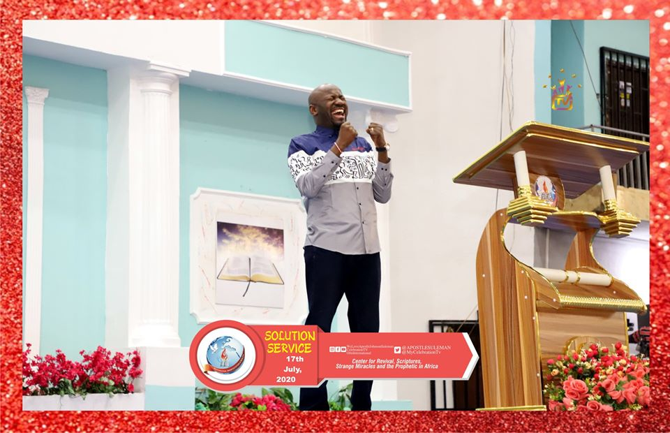 ofmhamburg's tweet photo. SOLUTION SERVICE WITH THE RESTORATION FATHER, APOSTLE JOHNSON SULEMAN {17th July,2020}
**Moment Of WORSHIP WITH The Restoration Father
#SolutionService #OFMHQ
#WithApostleJohnsonSuleman
#DrLizzyJohnsonSuleman
#BattlesBehindTheScene
#1Samuel17vs34_36
#CelebrationTV #17thJuly202. https://t.co/dWBLnLdYTy