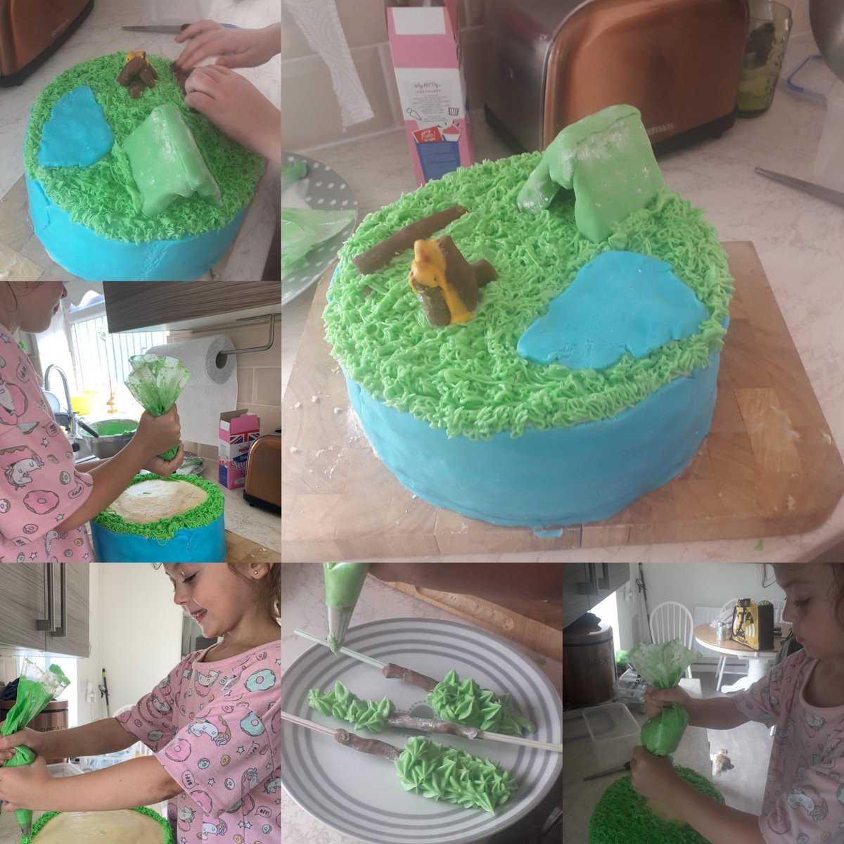 Beaver4thCrosby's tweet photo. Megan has made and decorated this incredible masterpiece - she cant wait to eat it! @CrosbyScouts @MerseysideScout
#MerseysideBakeOff #MSSF2020 https://t.co/H4hGSnnddh