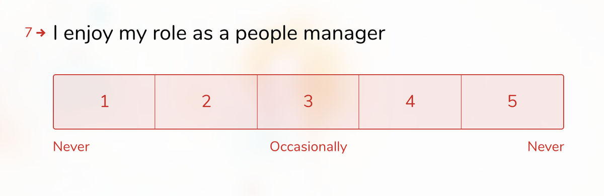 uxwendy's tweet photo. Someone's Freudian slip when designing a people manager survey 😂 https://t.co/dDCycf6h0M