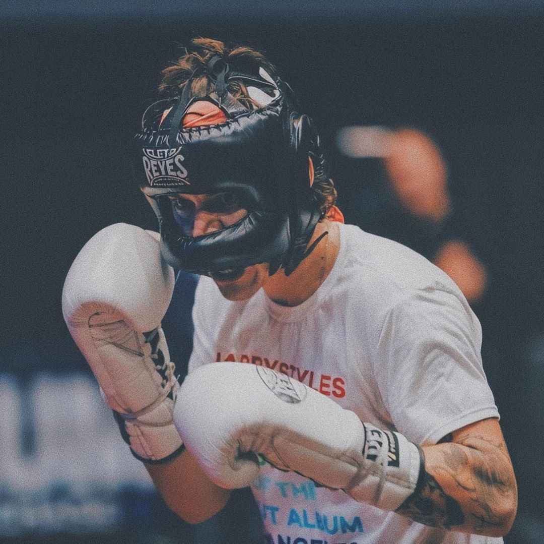 picshs's tweet photo. Harry boxing https://t.co/z3vtDVMnXc