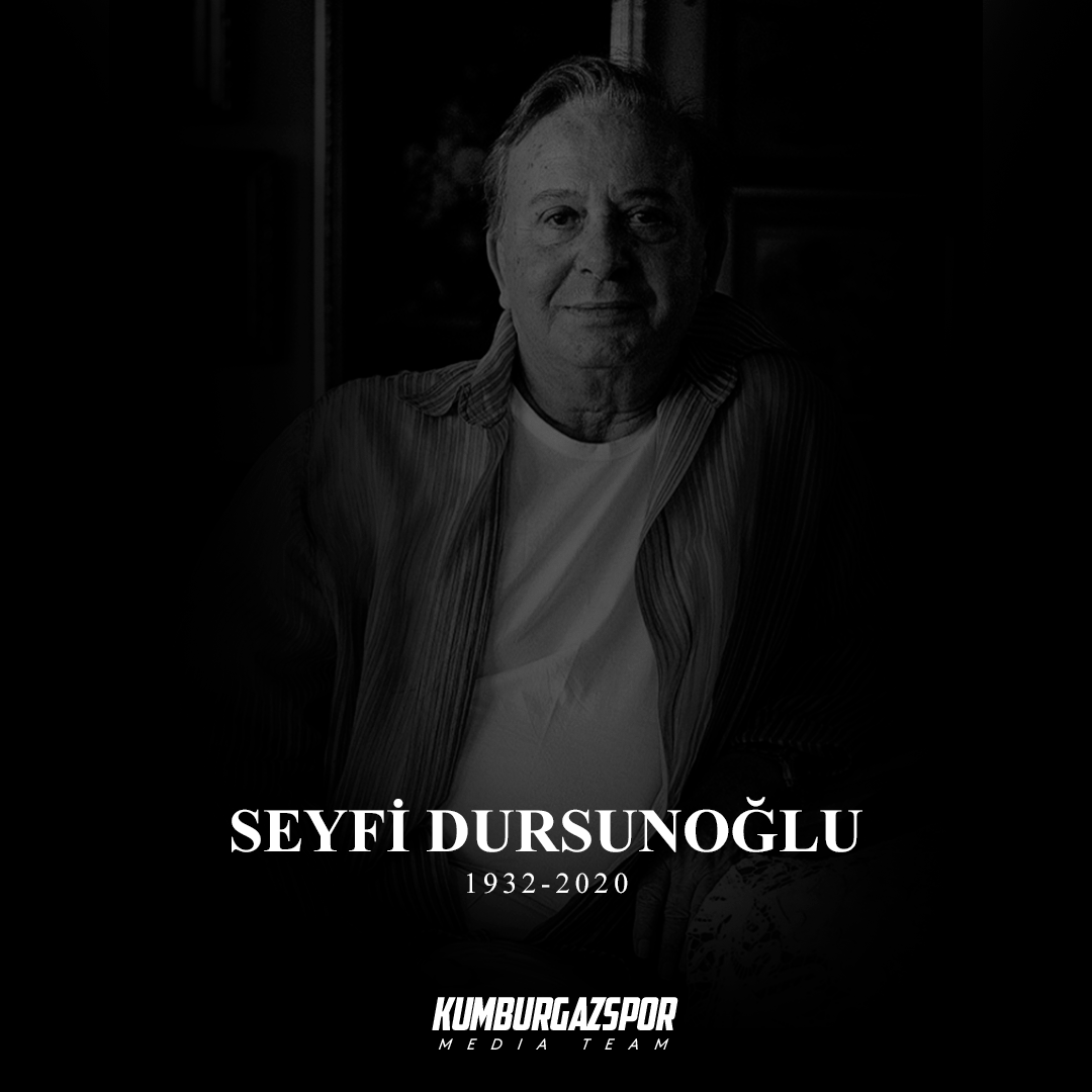 "Huysuz Virjin" lakabıyla tanınan Seyfi Dursunoğlu'nun vefatını üzüntüyle öğrenmiş bulunuyoruz. Kendisine Allah'tan rahmet, geride bıraktıklarına baş sağlığı diliyoruz.

#Kumburgazspor