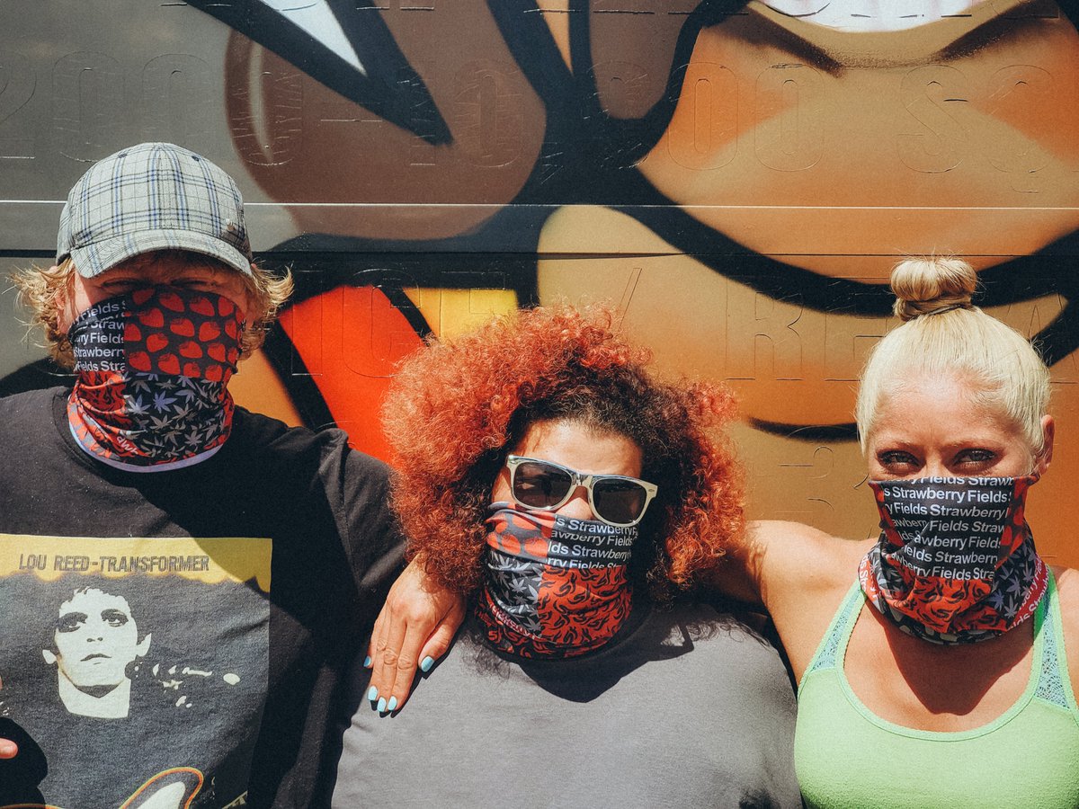 strwbrryfldsmj's tweet photo. Just in time for this Colorado Mandatory Mask Order, our new face Hoorags are in and ready to be worn out in the world! PS...They can be worn as bandanas and headbands too! #strwbrryfldsmj #colorado #cheechandchong #hoorag #corona #covid19 #pot #cannabis #puebloco #denver #MJ https://t.co/qBxABrvOr7