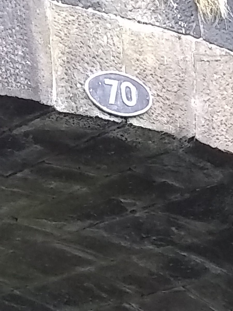 BainbridgeD1's tweet photo. A very short #Bingo #Numberwalks around @ChorleyCouncil tonight as current Mrs @Tillysmum29 had DIY flooring tasks waiting for me. However managed to spot #ThreeScoreandTen number 70 https://t.co/odUlFvx8Mi