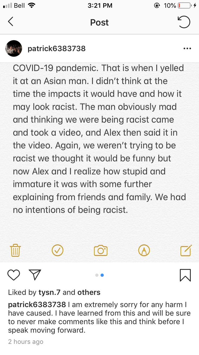 jimbobrays_'s tweet photo. not only is this kid racist but he must’ve failed the gr.10 literacy test multiple times. pick a struggle big guy https://t.co/prq8JL3MNI