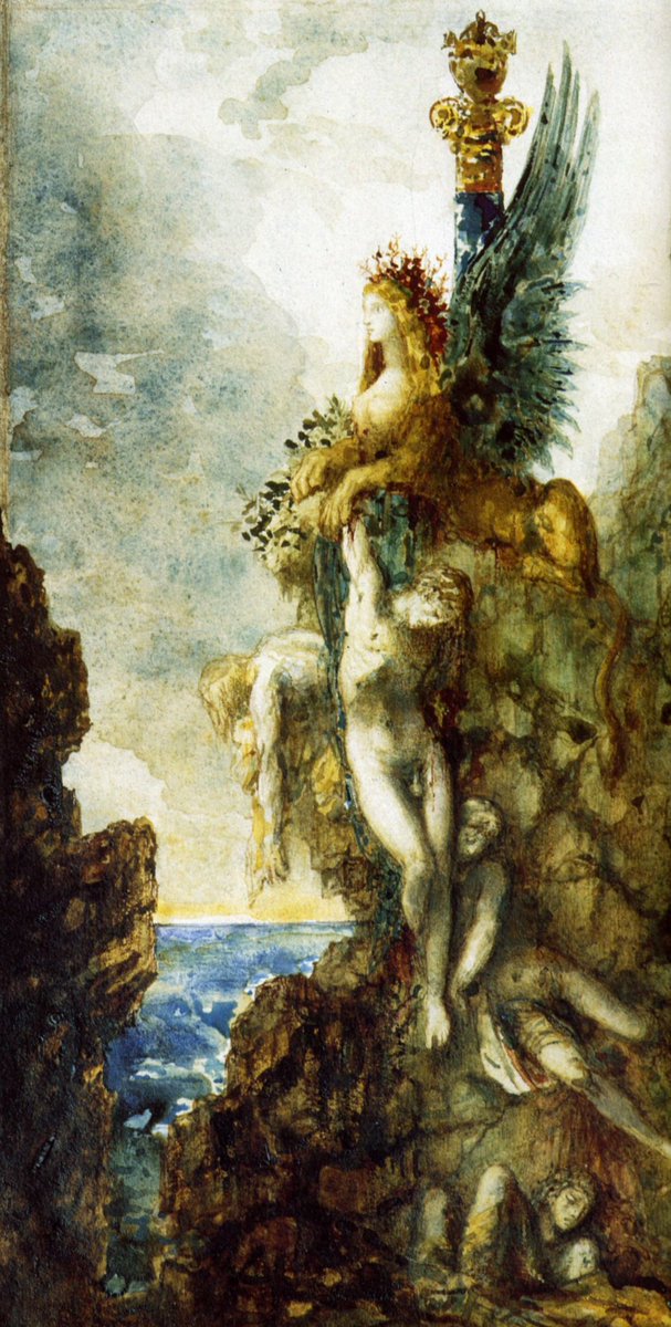 DeCromarty's tweet photo. La historia de #Edipo, cómo llega a ser rey, cómo se enamora de su madre, etc, es otra historia.
La #Esfinge era un monstruo de destrucción y mala suerte, medio mujer alada medio león, hija de la #Quimera y de #Ortro, el terrible perro hermano de #Cerbero. https://t.co/lYKnyipF19