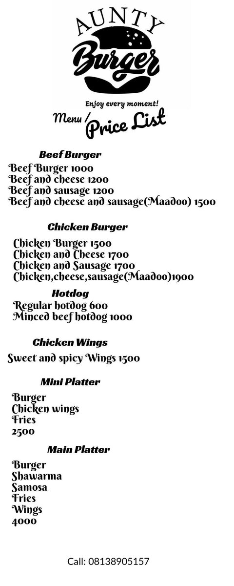 antyburger_'s tweet photo. Normalize retweeting people's hustle when you see it on your TL please🙏
📍Abuja
Call 08138905157 https://t.co/fYLKzebBuu