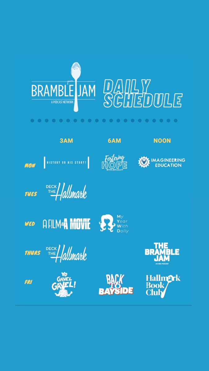 Hey all! Just a reminder: we’ve moved a few things around on the network! 
▪️<a href="/imagineeringed/">Imagineering Education</a> has moved to Monday’s. 
▪️ Our newest pod, <a href="/bramblejamnba/">The Bramble Jam: An NBA Podcast</a>, is on Thursday. 
▪️ And <a href="/backtobayside/">Back to Bayside Podcast</a> is now on Friday...new episode out now! 

🎉 All shows, ad free: bramblejamplus.com